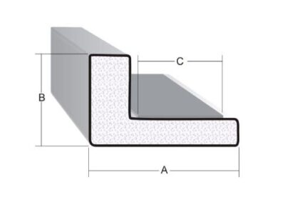 Uszczelki EMC piankowe pokryte folią aluminiową, DLS5,6x3AL-N3V0-1000